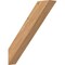 Ekena Millwork 5 1/2"W x 28"D x 32"H Traditional Smooth Knee Brace, Western Red Cedar BRC06X28X32TRA00SWR - alternate 1